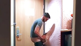 Str8 anon fit stud top breeds slut at hotel gloryhole on a concealed camera