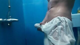 Desi in wet shalwar got hard dick