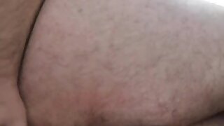 Hairy submissive white slur dildos his ass