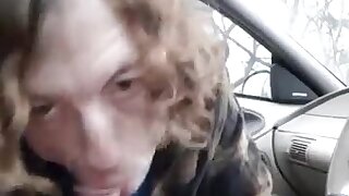 Blowing my hot buddy in his car again