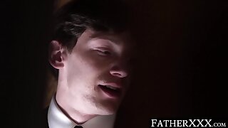 Catholic minister pounds strict twink in the wake of eating his butt