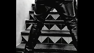 Leather butt