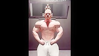 Caleb Carr Flexing