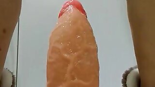 The first time with a new friend is always exciting. Will he feel good, going new places inside your hole, or we he disappoint like so many real dicks?