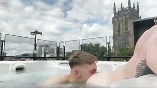 Hot tub session