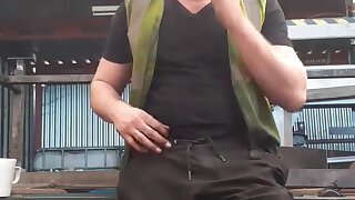 Horny worker